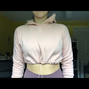 Gymshark Drawcord cropped hoodie